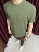 Reglan Kol T-Shirt-HakiYeşil